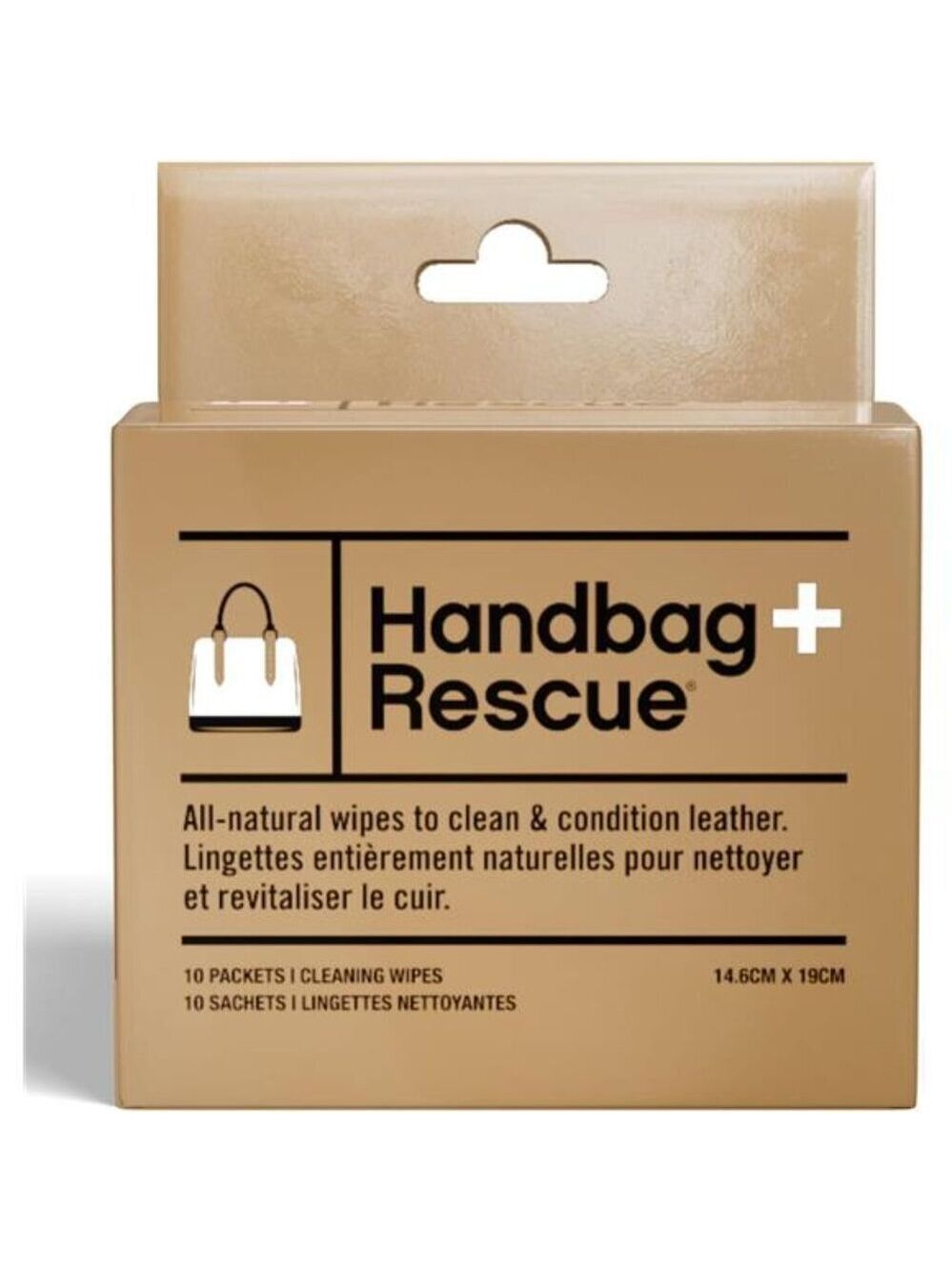 HandBag Rescue All-Natural Cleaning Wipes. Remove Dirt & Surface Stains
